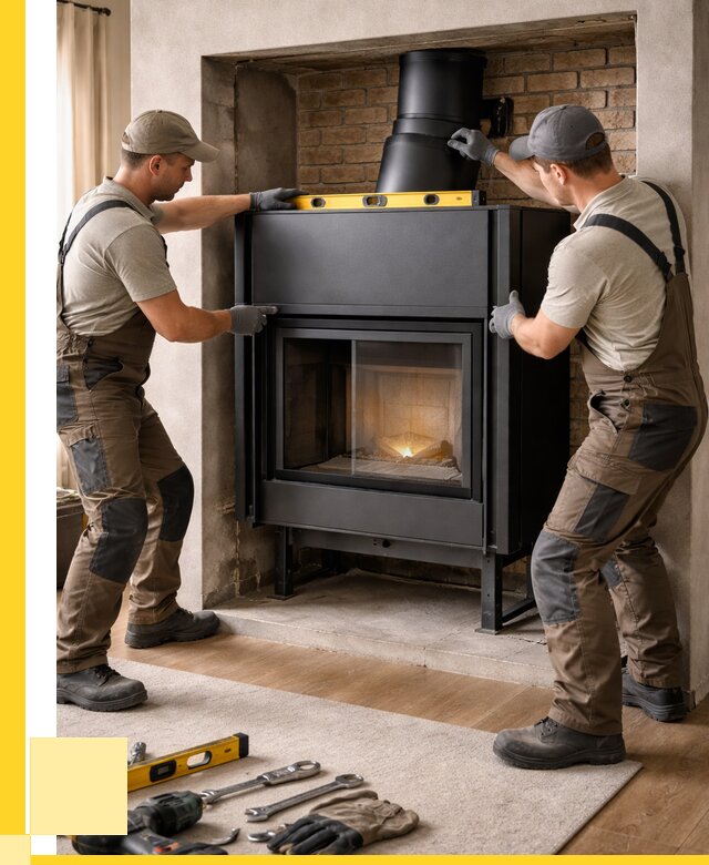 Установка каминных топок в Мирном под ключ от 18196 р. | ЭриданМир