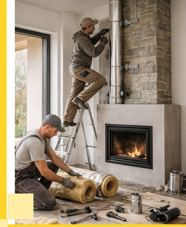 Монтаж дымоходов для каминов в Мирном от 15164 р. ЭриданМир