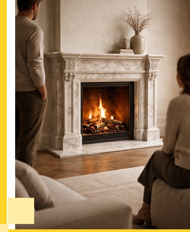 Мраморные камины под ключ в Мирном от 252725 р. | ЭриданМир