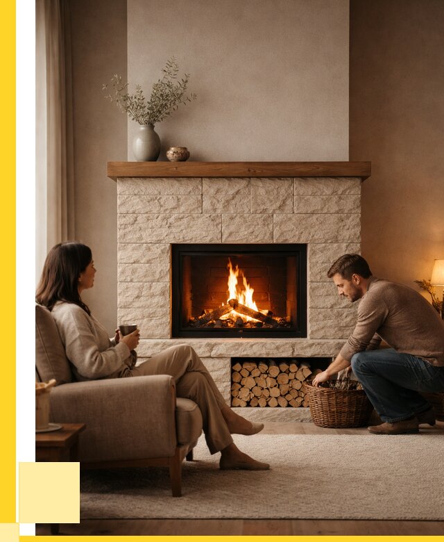 Камины для дома в Мирном под ключ от 151635 р. | ЭриданМир