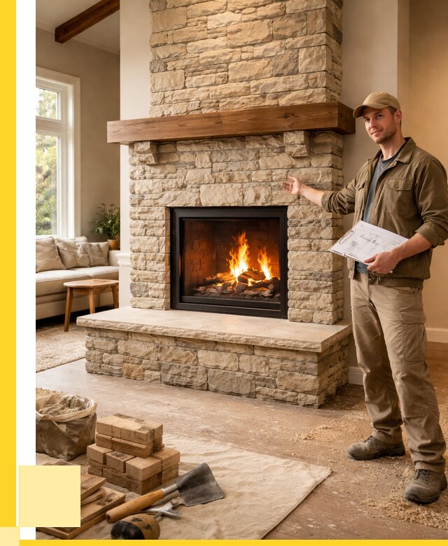 Камины под ключ в Мирном от 181962 р. | ЭриданМир — установка