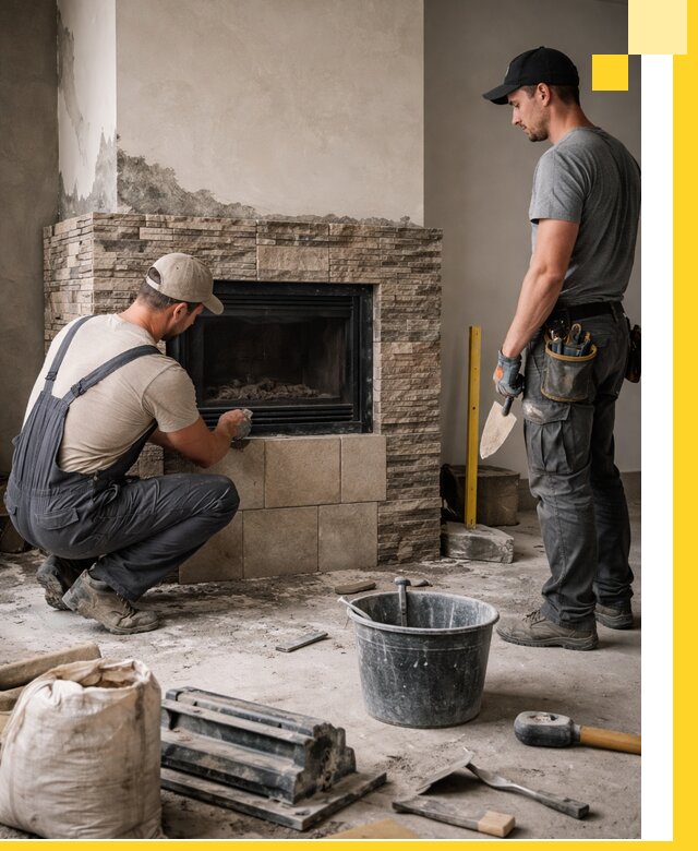 Камины под ключ в Мирном: проект, изготовление и монтаж