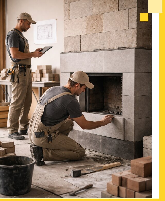 Индивидуальные проекты каминов и каминных систем в Мирном