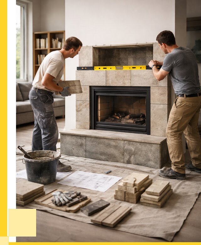 Монтаж каминов и установка в Мирном от 45491 р. | ЭриданМир