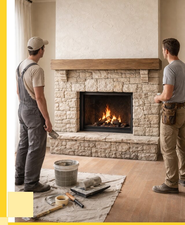 Отделка каминов в Мирном от 6571 р. под ключ | ЭриданМир