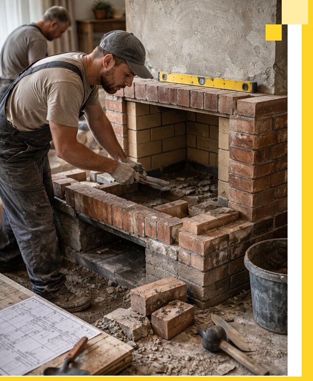 Изготовление и установка каминопечей под ключ в Мирном