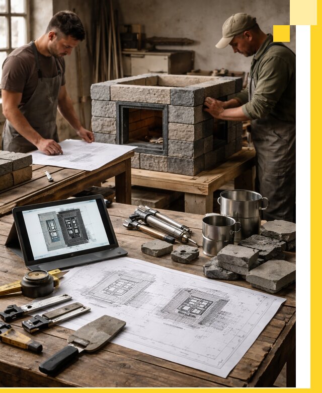 Разработка проектов печей с согласованием и монтажом в Мирном