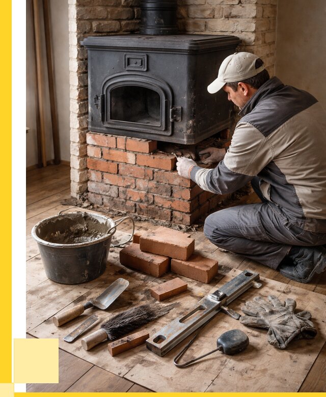 Ремонт печей в Мирном от 12131 р., услуги печника ЭриданМир