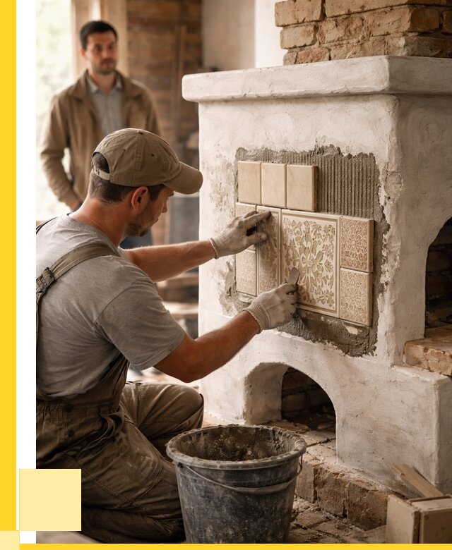 Отделка печей и банных печей в Мирном от 35382 р. | ЭриданМир