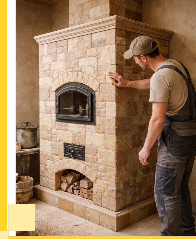 Облицовка печей в Мирном от 4549 р. под ключ | ЭриданМир