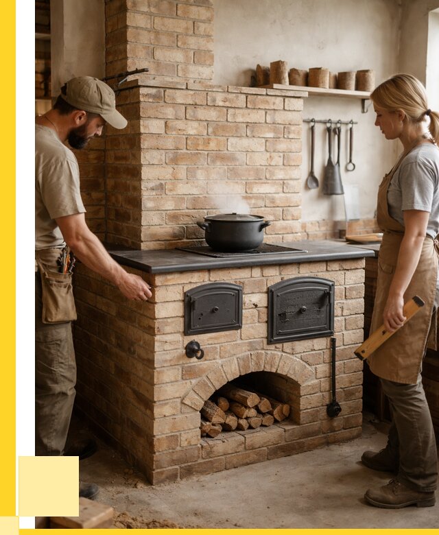 Варочно отопительные печи в Мирном от 90981 р. | ЭриданМир