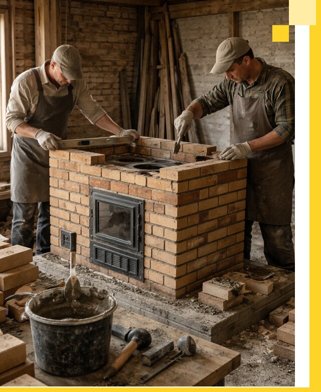 Изготовление и установка варочных печей под ключ в Мирном