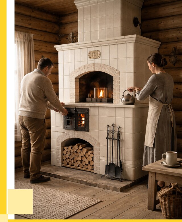 Русские печи в Мирном: установка от 151635 р. ЭриданМир