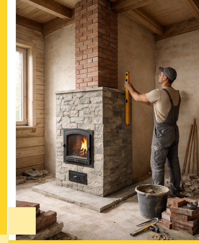 Печи и дымоходы под ключ в Мирном от 45491 р., ЭриданМир