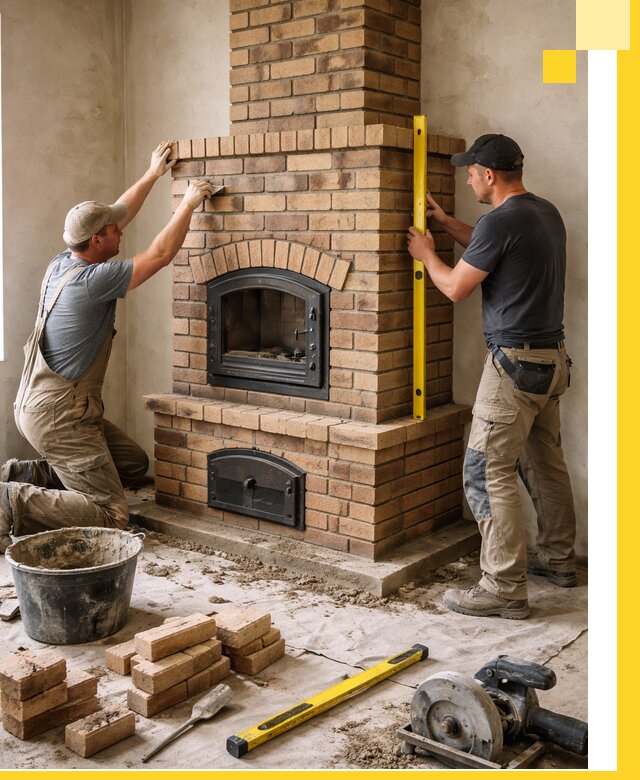 Продажа и установка печей и каминов для дома под ключ в Мирном