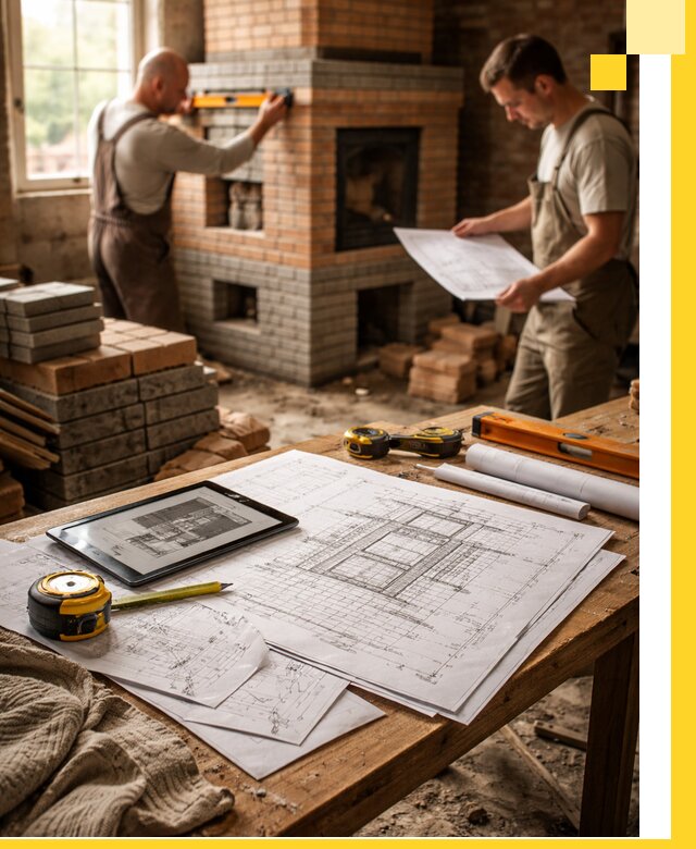 Проекты печей и каминов с индивидуальным дизайном в Мирном