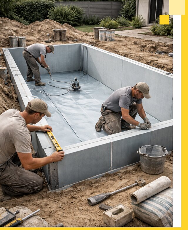 Профессиональный монтаж бассейнов под ключ в Мирном с гарантией