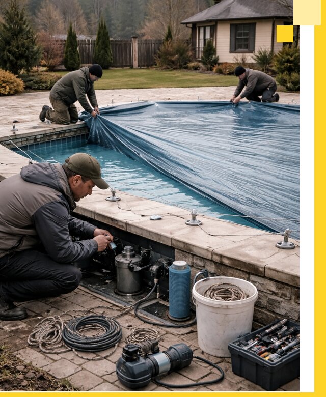 Консервация бассейнов в Мирном: подготовка к длительному хранению