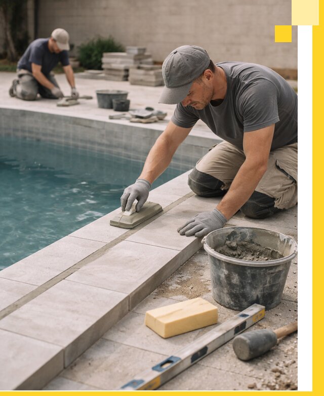 Отделка бассейнов в Мирном: декоративная отделка и гидроизоляция