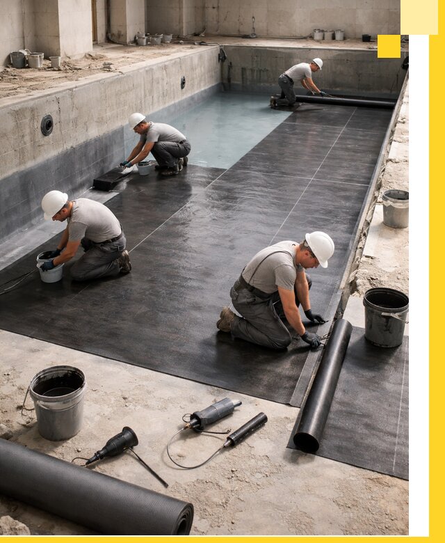 Профессиональная гидроизоляция бассейнов и чаш в Мирном под ключ