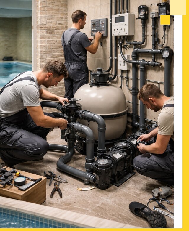 Комплексное оборудование для бассейнов под ключ в Мирном