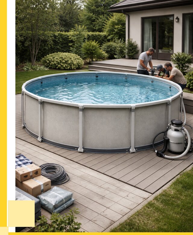 Купить каркасные бассейны в Мирном от 45491 р. | ЭриданМир