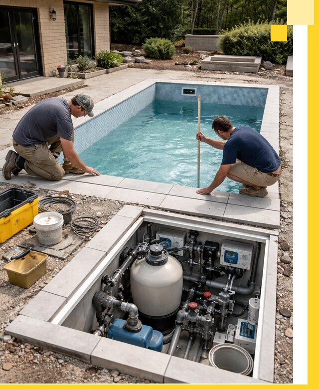 Строительство качественных домашних бассейнов под ключ в Мирном