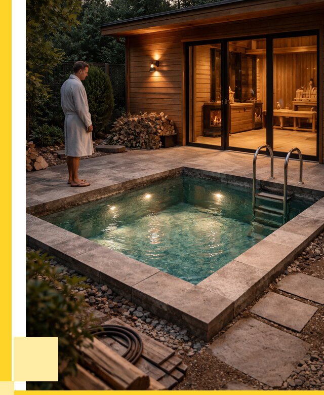 Бани с бассейном под ключ в Мирном от 96036 р. | ЭриданМир