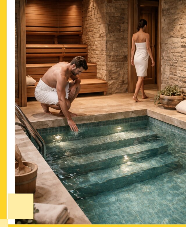 Сауна с бассейном под ключ в Мирном от 121308 р., ЭриданМир