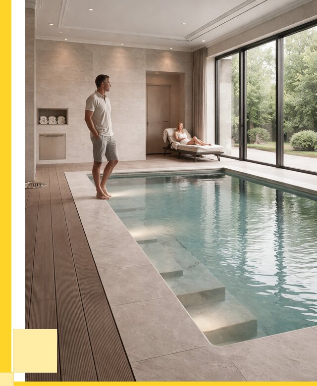 Бассейны в коттедже под ключ в Мирном от 1213080 р. | ЭриданМир