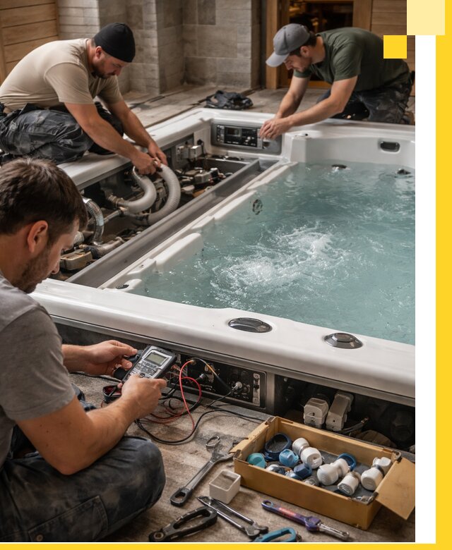 Гидромассажные бассейны под ключ в Мирном, дизайн и монтаж