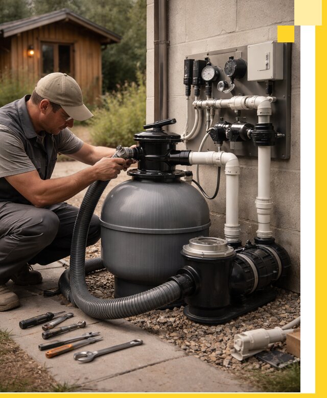 Продажа и монтаж фильтров и насосов для бассейнов в Мирном