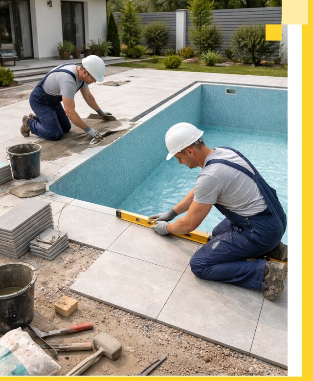 Строительство и монтаж плавательных бассейнов под ключ в Мирном