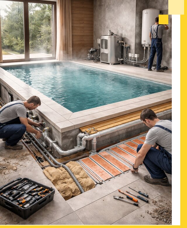 Проектирование и строительство тёплых бассейнов в Мирном