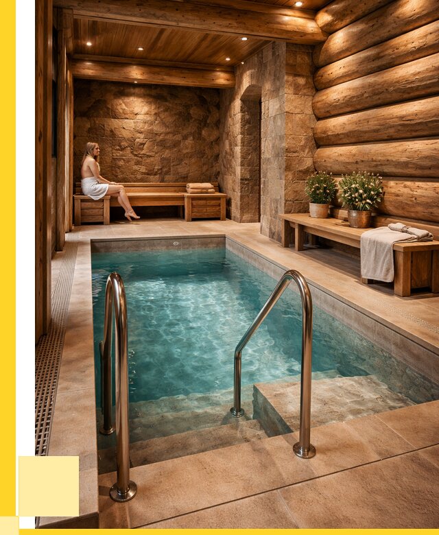 Аренда бани с бассейном в Мирном от 1516350 р. | ЭриданМир