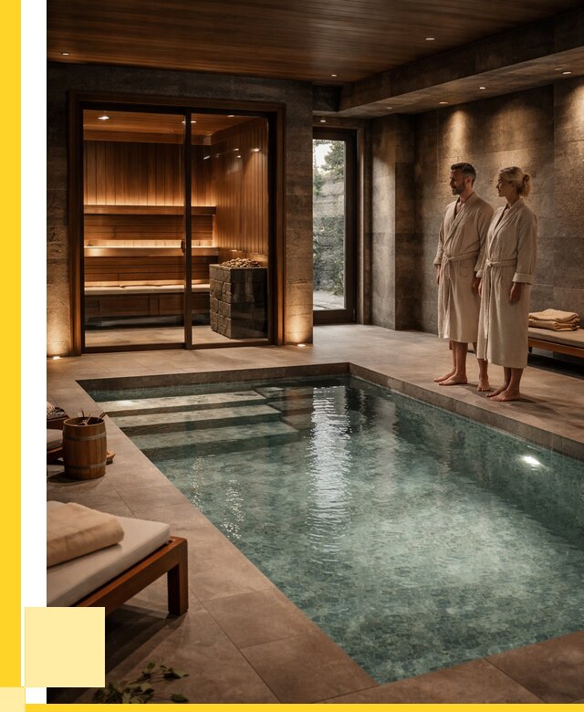 Сауна с большим бассейном в Мирном от 1213080 р. ЭриданМир