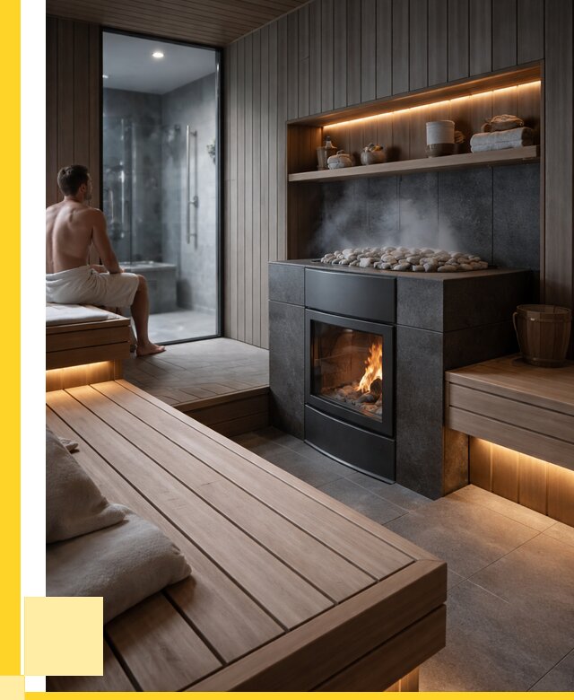 Проект сауны в частном доме в Мирном от 35382 р. | ЭриданМир