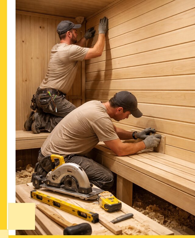 Обшивка саун вагонкой в Мирном от 2527 р. | ЭриданМир