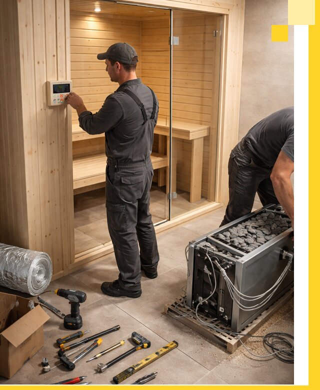 Поставка, установка и монтаж электрических саун в Мирном