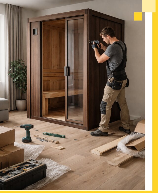 Установка и производство мини саун под ключ в Мирном