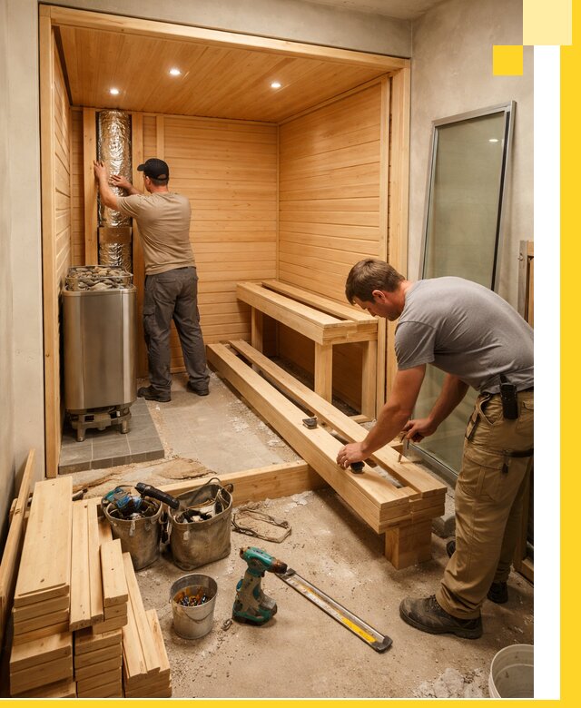 Проектирование и установка домашних саун под ключ в Мирном