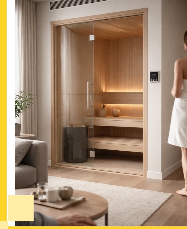 Сауна в квартире под ключ в Мирном от 121308 р. ЭриданМир