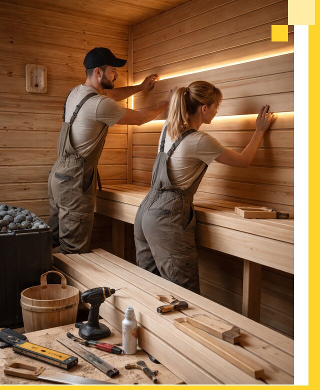 Дизайн саун и бань под ключ с индивидуальным проектом в Мирном