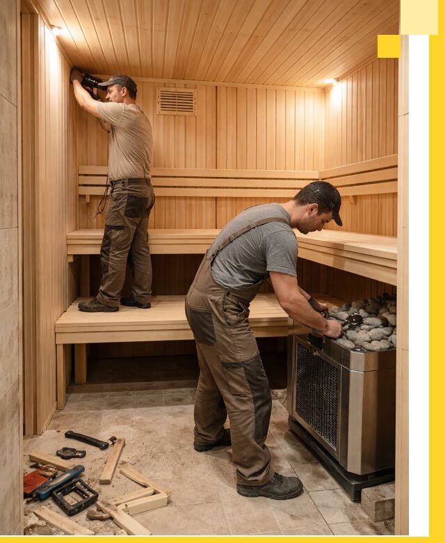 Купить сауну под ключ в Мирном с монтажом и гарантией