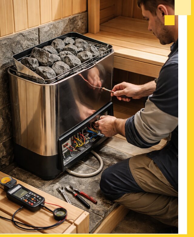 Продажа и установка электрокаменок для саун в Мирном