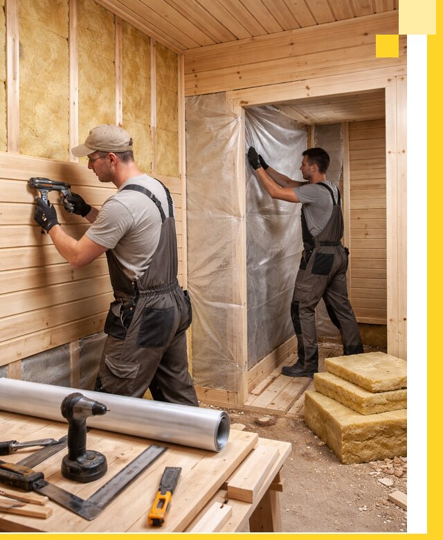 Бани под ключ в Мирном с проектом и полным монтажом