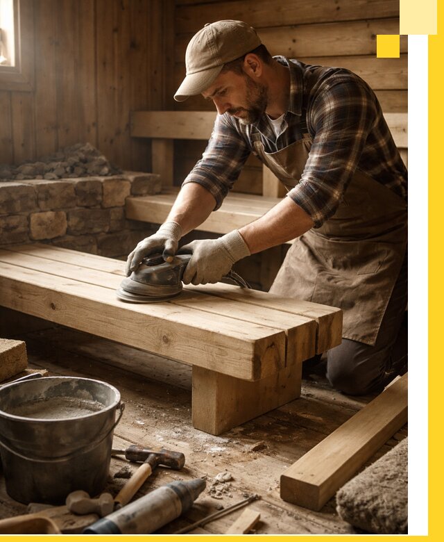 Ремонт бань под ключ в Мирном с гарантией качества и сроков