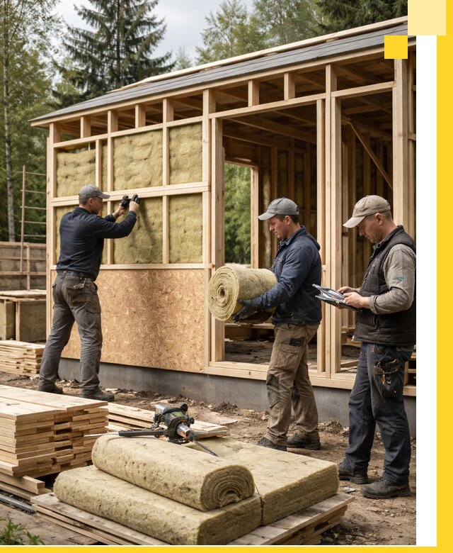 Проектирование и строительство каркасных бань в Мирном под ключ