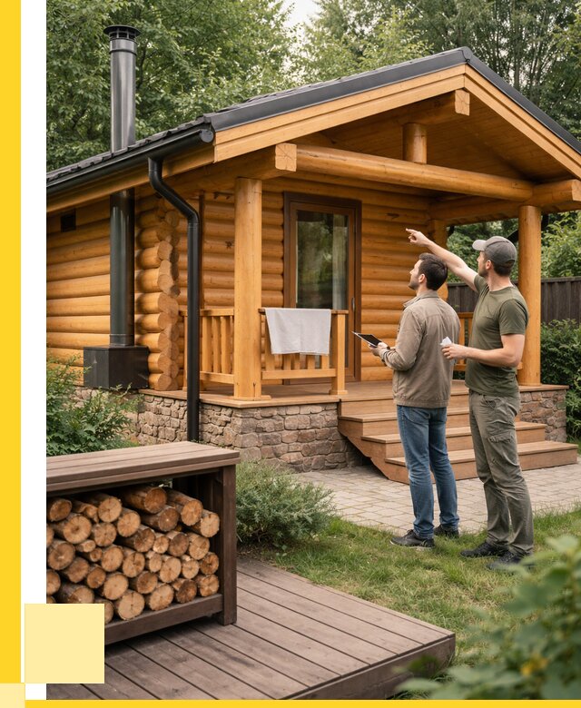 Бани для дачи под ключ в Мирном от 252725 р. | ЭриданМир