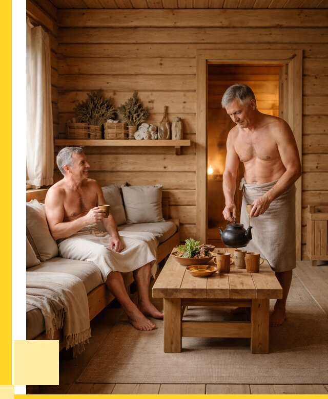 Бани с комнатой отдыха под ключ в Мирном от 454905 р. | ЭриданМир